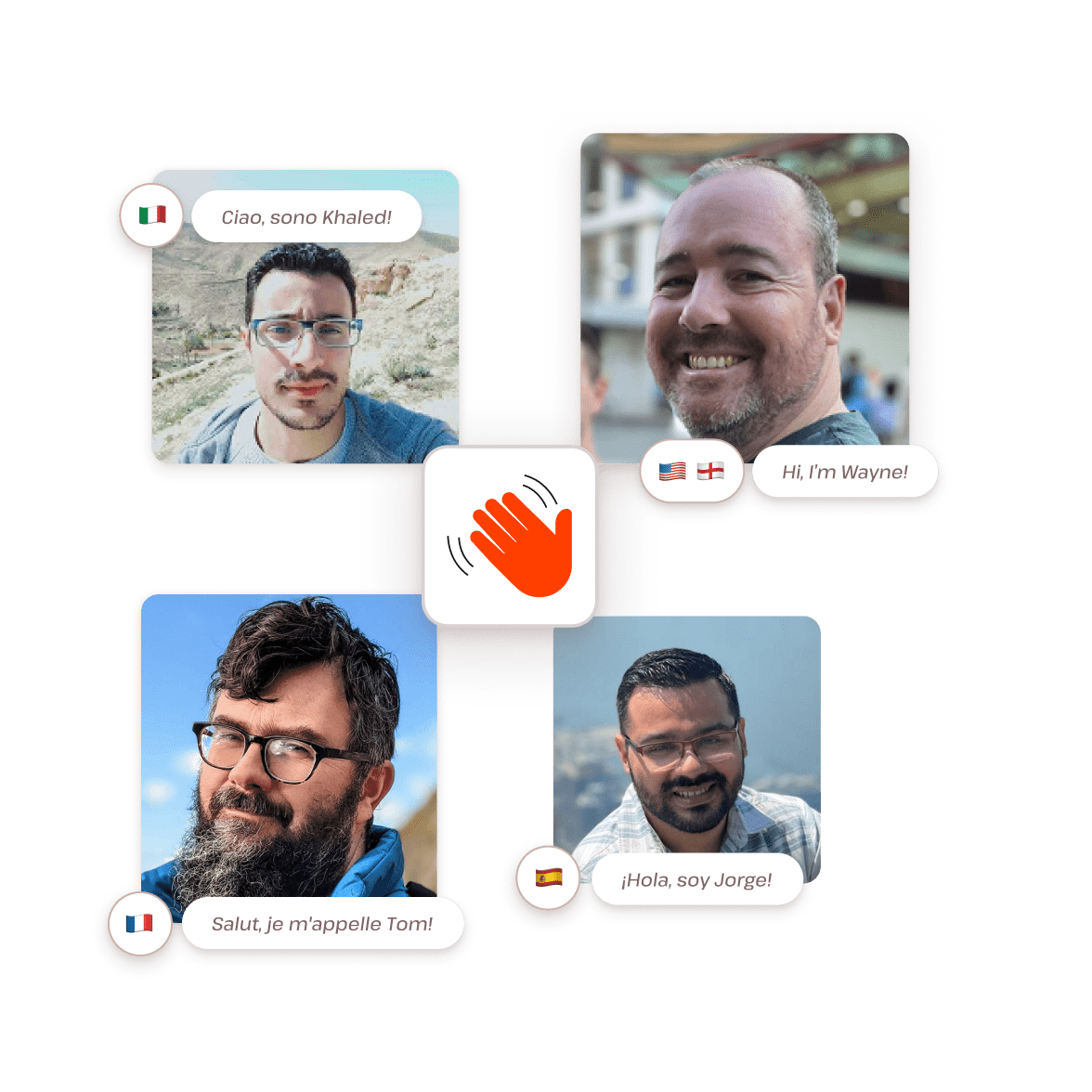 Photos of the Kinsta support team